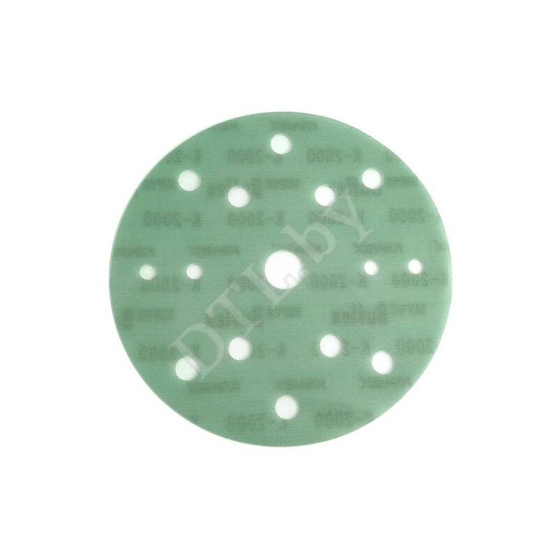 Круг шлифовальный Super Buflex Dry Green 152 mm K2000 15 отв. на липучке