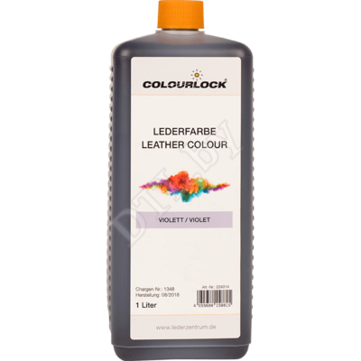COLOURLOCK Краска для кожи Lederfarbe violett, фиолетовая 1 л
