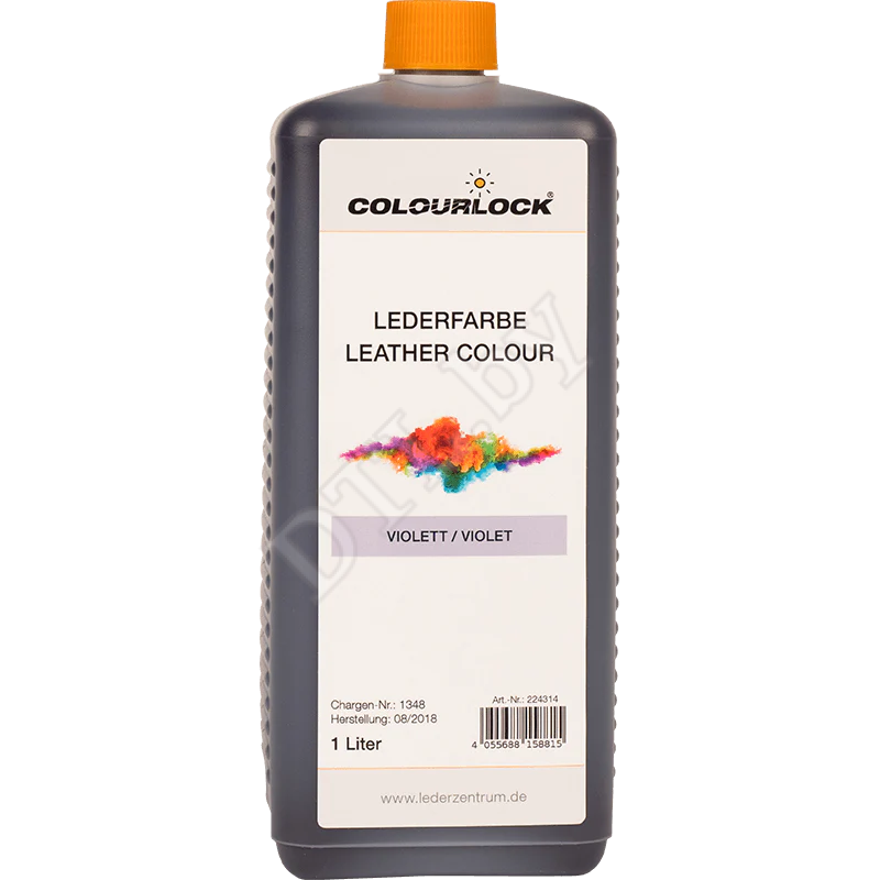 COLOURLOCK Краска для кожи Lederfarbe violett, фиолетовая 1 л