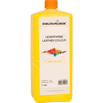 COLOURLOCK Краска для кожи Lederfarbe gelb, желтая 1 л