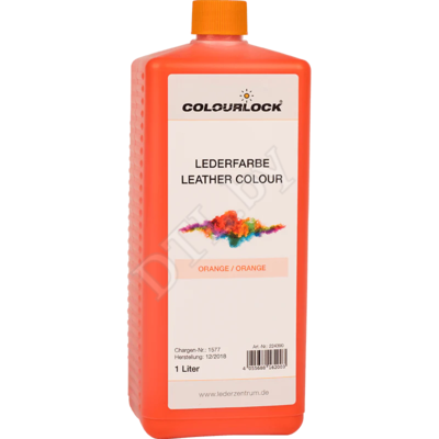 COLOURLOCK Краска для кожи Lederfarbe orange, оранжевая 1 л