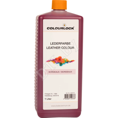 COLOURLOCK Краска для кожи Lederfarbe bordeaux, бордовая 1 л