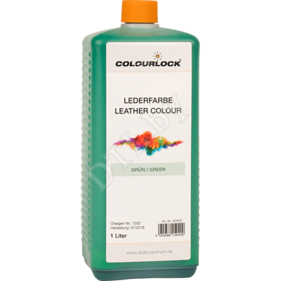 COLOURLOCK Краска для кожи Lederfarbe grün, зелёная 1 л