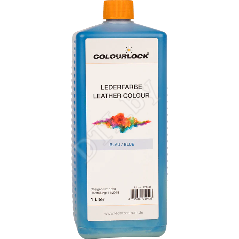 COLOURLOCK Краска для кожи Lederfarbe blau, синяя 1 л