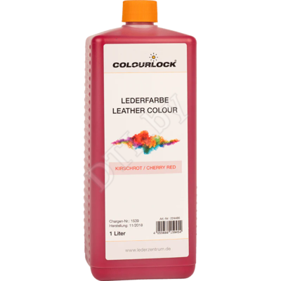 COLOURLOCK Краска для кожи Lederfarbe kirschrot, вишнево-красная 1 л