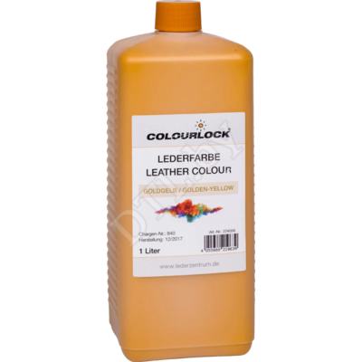 COLOURLOCK Краска для кожи Lederfarbe goldgelb, золотисто-желтая 1 л