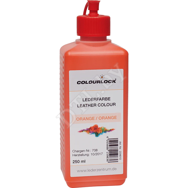 COLOURLOCK Краска для кожи Lederfarbe orange, оранжевая 250 мл