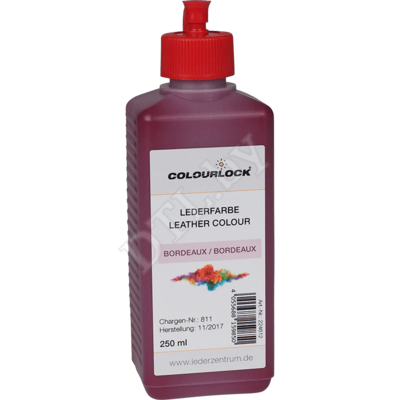 COLOURLOCK Краска для кожи Lederfarbe bordeaux, бордовая 250 мл