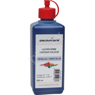 COLOURLOCK Краска для кожи Lederfarbe tiefblau, темно-синяя 250 мл