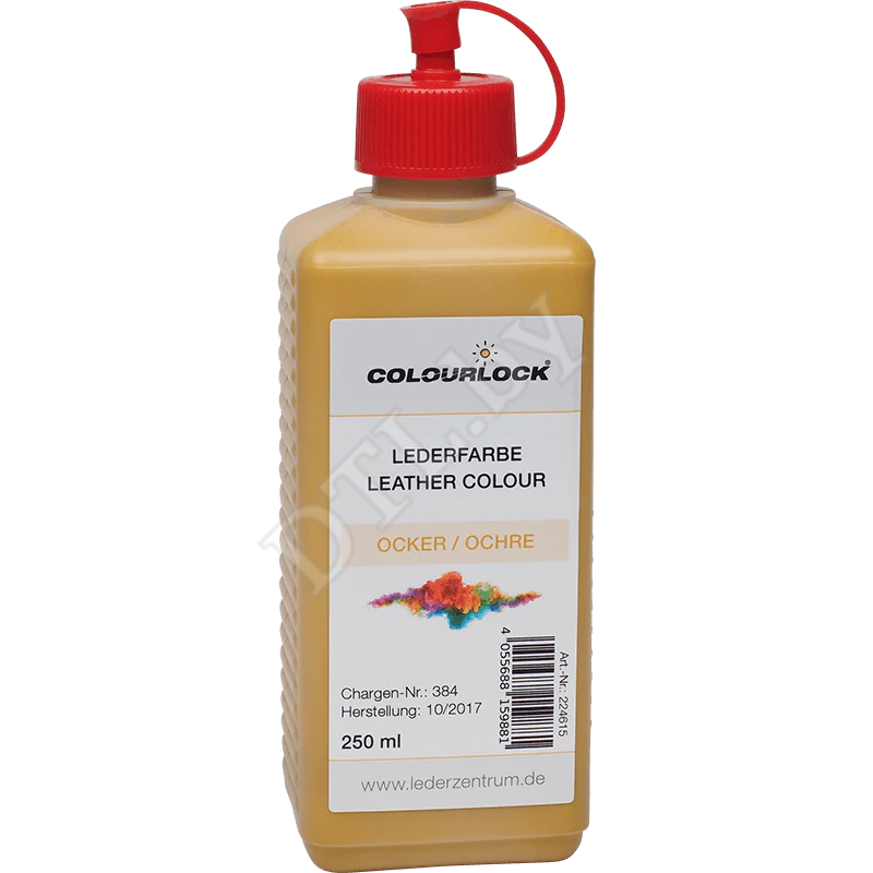 COLOURLOCK Краска для кожи Lederfarbe ocker, охра 250 мл