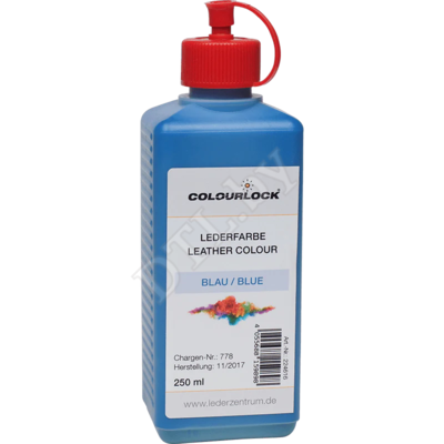 COLOURLOCK Краска для кожи Lederfarbe blau, синяя 250 мл