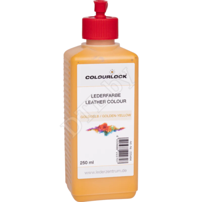 COLOURLOCK Краска для кожи Lederfarbe goldgelb, золотисто-желтая 250 мл