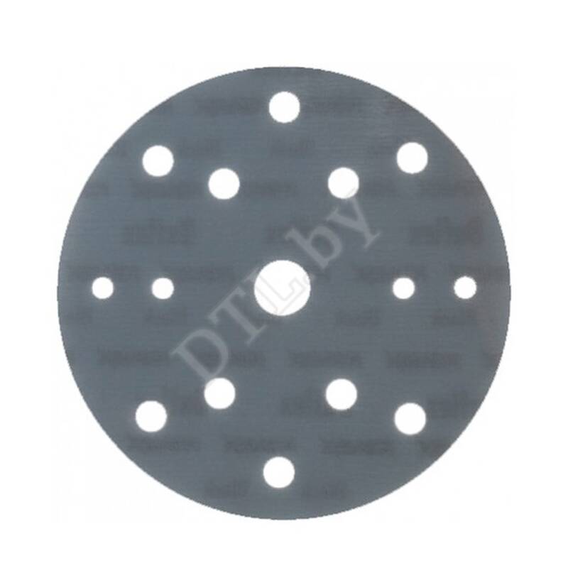 Круг шлифовальный Super Buflex Dry Black 152 mm K3000 15 отв. на липучке