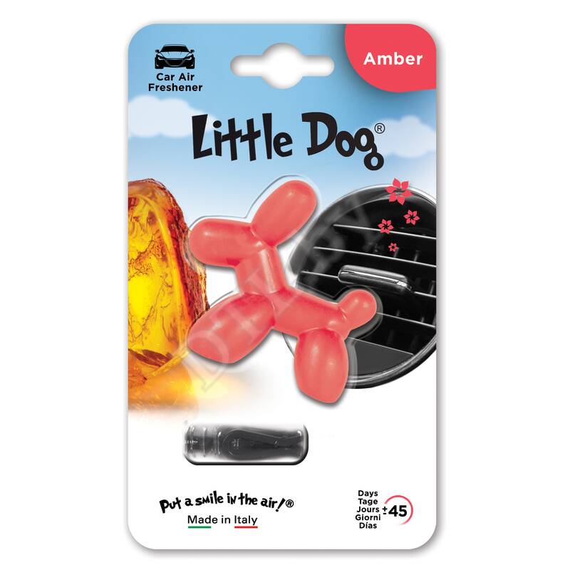 Little Dog Amber (Янтарь) - pink red Автомобильный освежитель воздуха