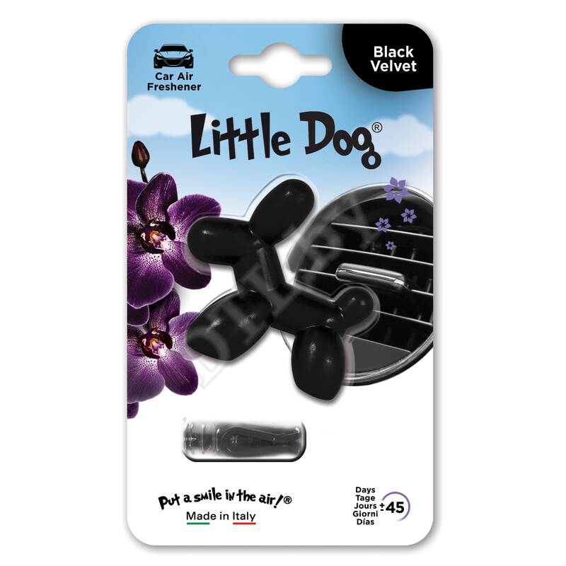 Little Dog Black Velvet (Черный бархат) - black Автомобильный освежитель воздуха