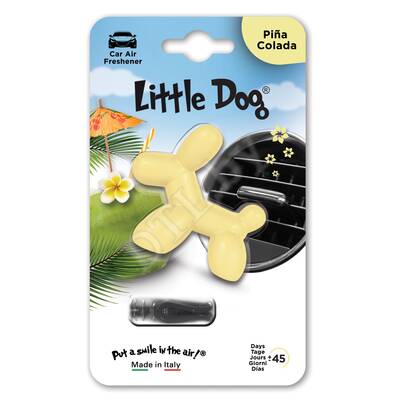 Little Dog Pina Colada (Пина колада) - light yellow Автомобильный освежитель воздуха