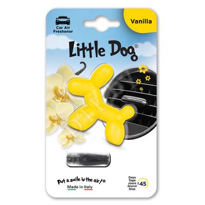 Little Dog Vanilla (Ваниль) - yellow Автомобильный освежитель воздуха