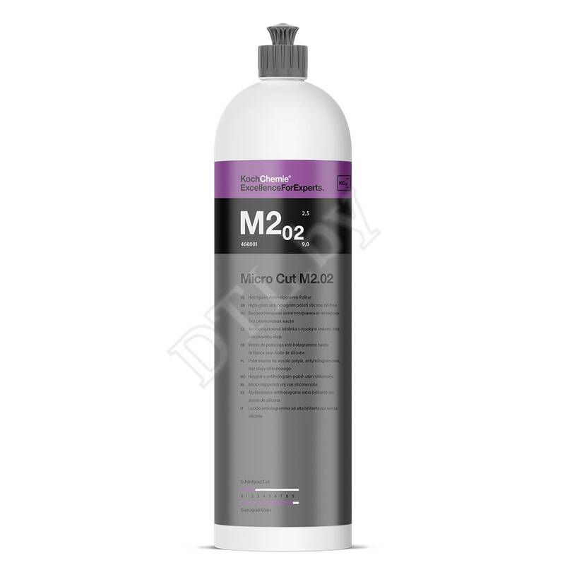 Micro Cut M2.02 Высокоглянцевый антиголограммный полироль без силиконовых масел Koch-Chemie 1 л