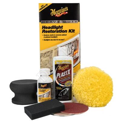 Полный набор для абразивного восстановления фар Heavy Duty Headlight Restoration Kit NEW