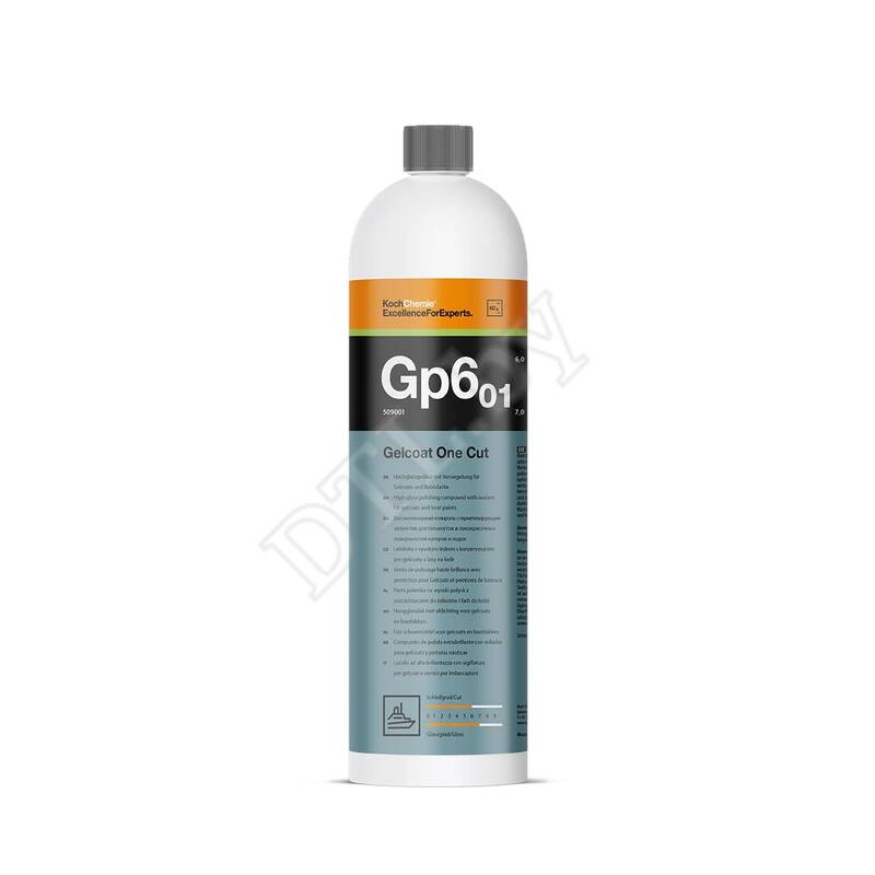 Gelcoat One Cut Высокоглянцевый полироль с герметизирующим эффектом для гелькоутов и лакокрасочных поверхностей катеров Koch-Chemie 1л