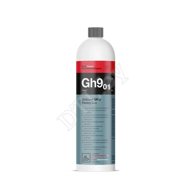 Gelcoat Ultra Heavy Cut Очень крупнозернистый абразивный полироль для гелькоутов и лакокрасочных поверхностей катеров и лодок Koch-Chemie 1л