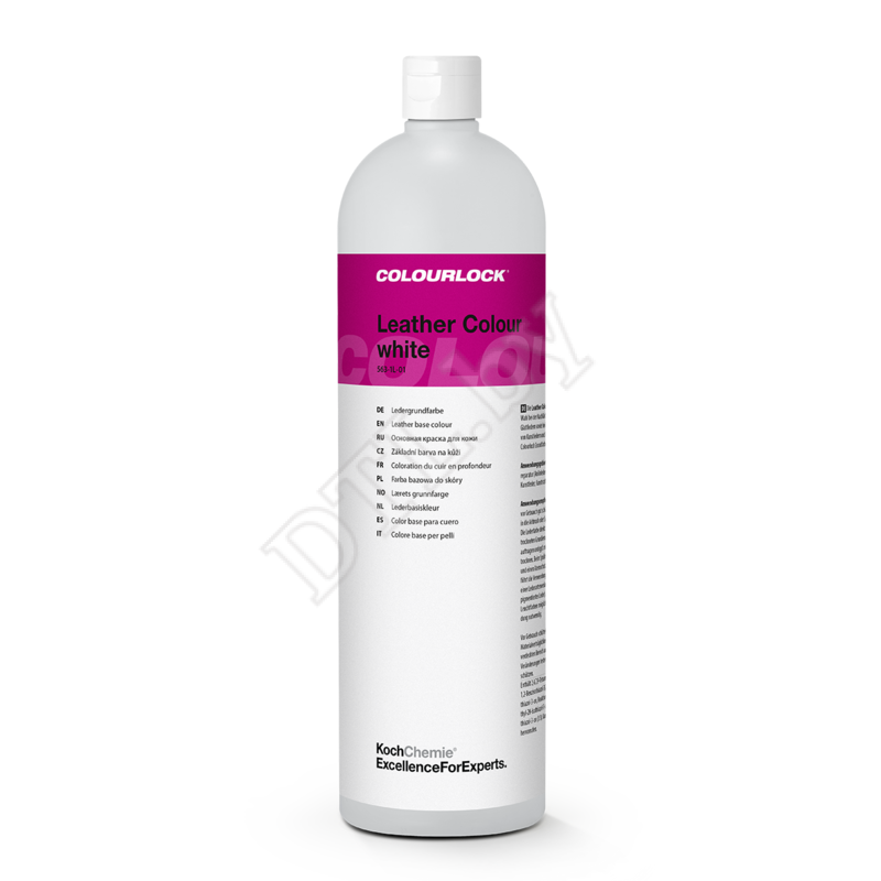 COLOURLOCK Краска для кожи белая Leather Colour White 1 л