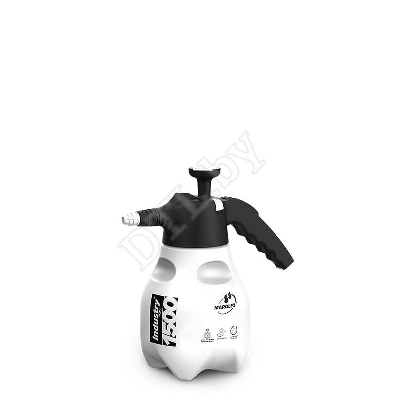 Ручной чёрный помповый опрыскиватель Industry ergo Acid line 1500 (Viton)