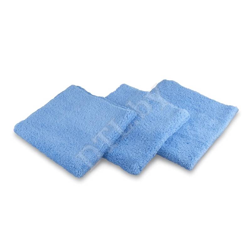 PROFI-MICROFASERTUCH BLAU Микрофибра салфетка 40*40 см, голубая, 400гр, комплект 3 шт.