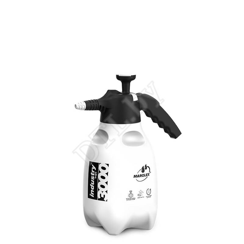 Ручной чёрный помповый опрыскиватель Industry ergo Acid line 3000 (Viton)