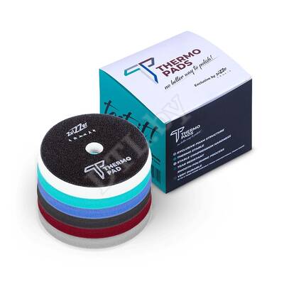 Zvizzer Thermo KIT Pads 140/20/125мм. Комплект 6 шт. поролон термостойкий кругов 6 степеней плотности 5-20kPa