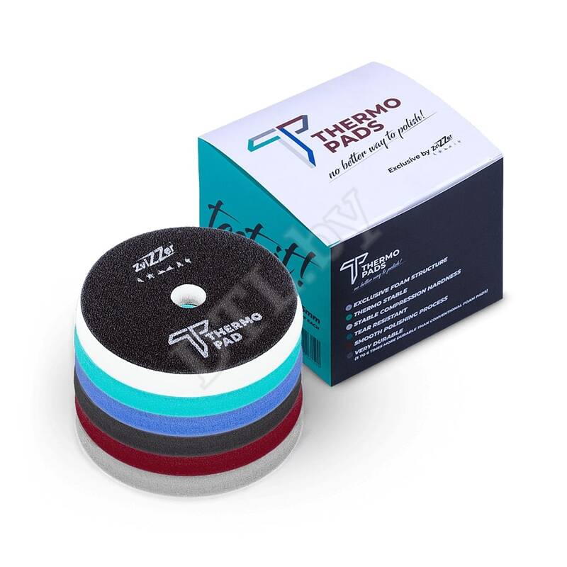 Zvizzer Thermo KIT Pads 140/20/125мм. Комплект 6 шт. поролон термостойкий кругов 6 степеней плотности 5-20kPa