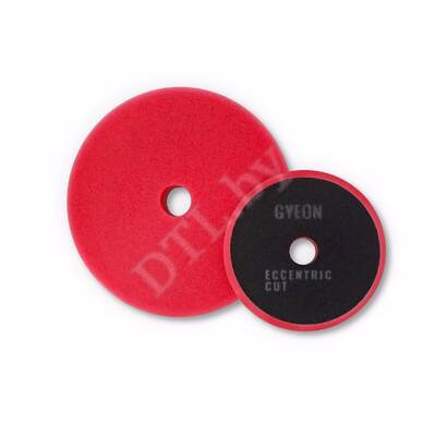 GYEON ECCENTRIC CUT Полировальный круг эксцентрик средней жесткости, красный 145 х 20 мм.