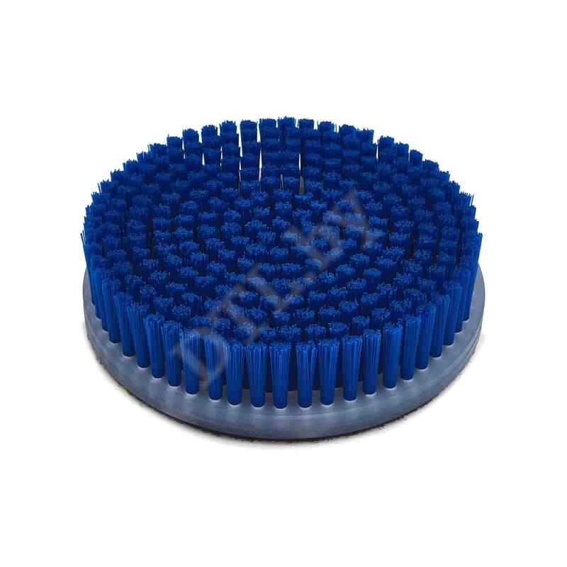 Роторная щётка с коротким ворсом для чистки интерьера автомобиля 20 мм NYLON ROTARY BRUSH 5" SHORT BRISTLE