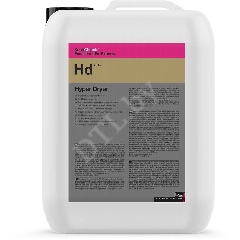 Hyper Dryer Высокотехнологичный осушитель-консервант Koch-Chemie 10 л