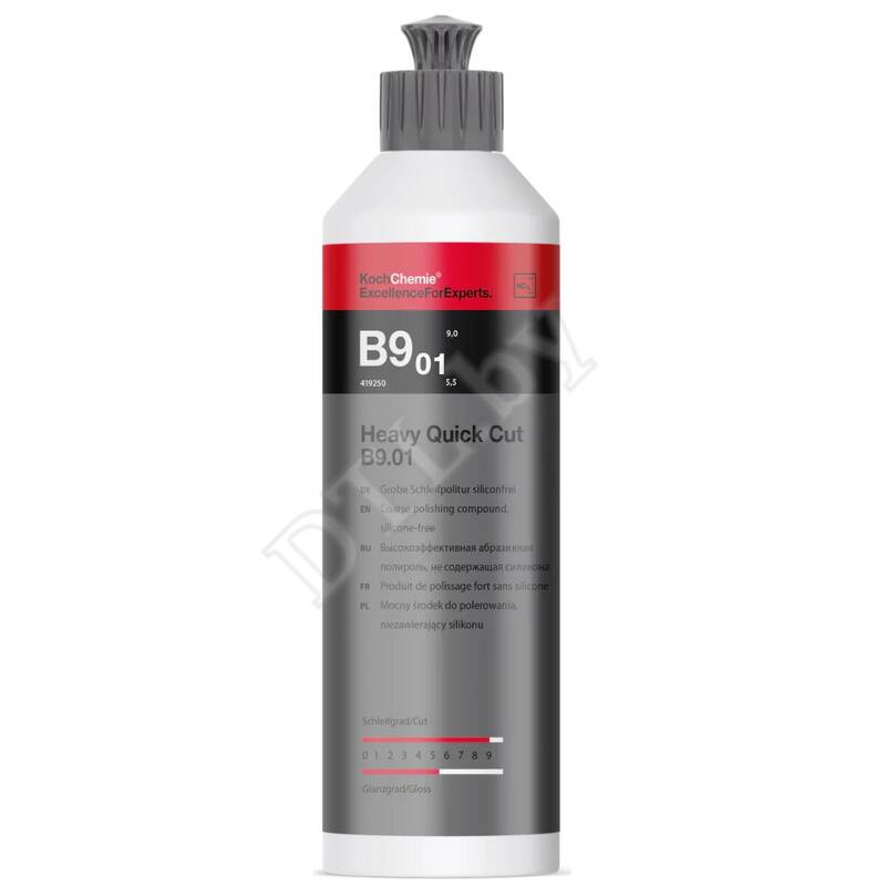 Heavy Quick Cut B9.01 Высокоэффективная абразивная полировальная паста без силикона Koch-Chemie 250 мл